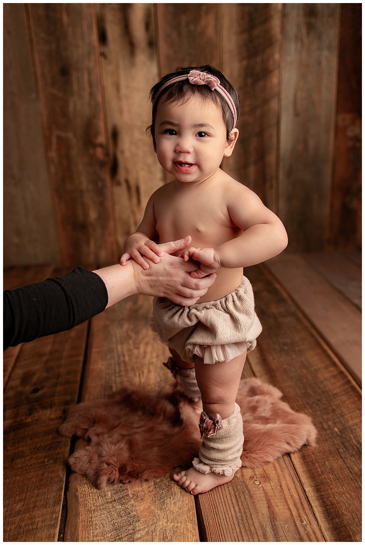 Baby stands tall for Yaffa Koff Photography