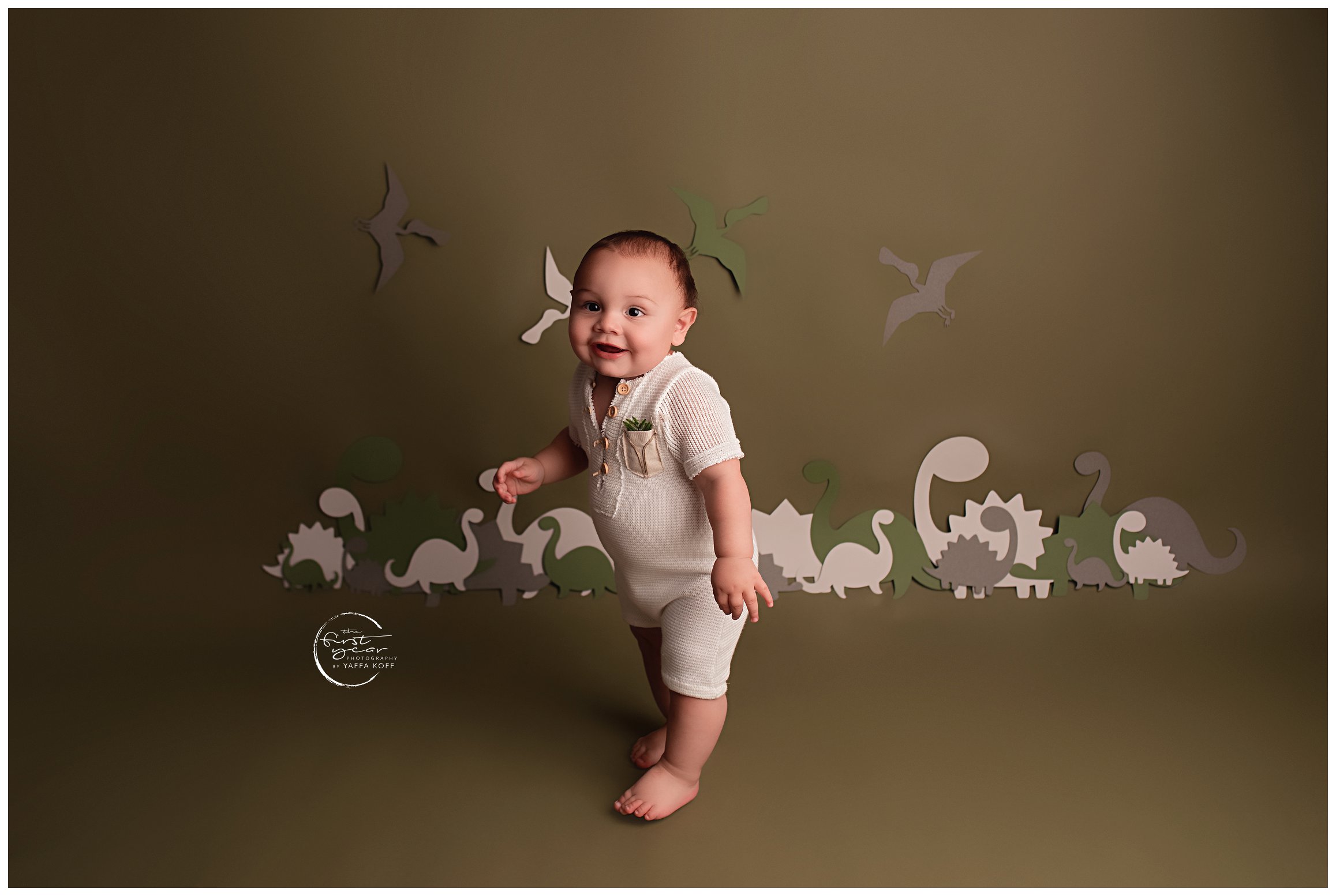 Little baby stands tall for Yaffa Koff Photography